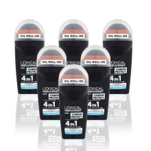 Men Expert Carbon Protect 48H Anti-Perspirant Deodorant for Men 50 ml Pack of 6, Bulk Buy