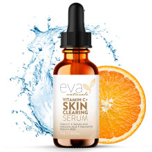 Vitamin C Plus Skin Clearing Serum With Hyaluronic Acid Serum, Retinol, Organic Aloe, Vitamin C Serum for Face - Anti-Aging Serum for Face, Acne Serum