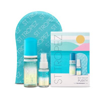 Self Tan Purity Starter Kit, Travel Size, Tanning Bronzing Water Mousse 50ml, Face Mist 14ml, Applicator Mitt, Vegan, Natural & Cruelty Free