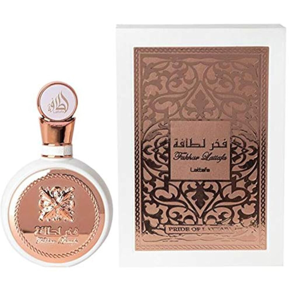 Tawakkal Perfumes Fakhar Rose Gold Perfume 100 Ml Eau De Parfum For Women, Arabic, Oud Oriental, Women's Fragrance, Attar Women, Halal Musk, Notes: Rose, Jasmine, Ylang