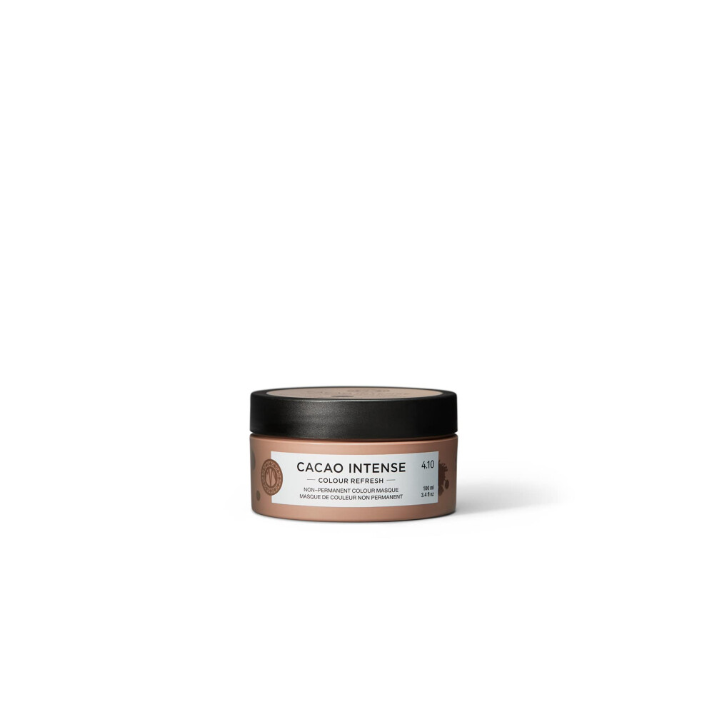 Colour Refresh, Cacao Intense 100 ml, Brown Hair Mask, Semi-Permanent Pigments, 100% Vegan & Sulfate/Paraben free