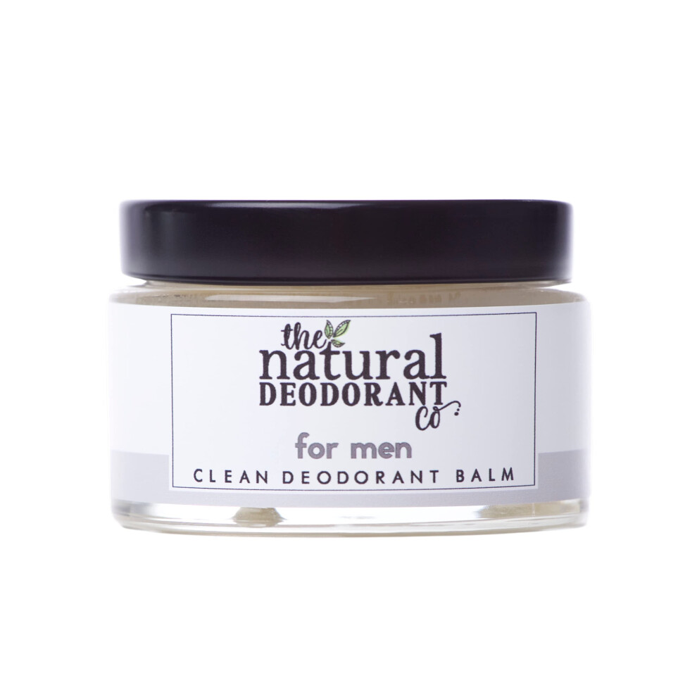 The Natural Deodorant Co , Clean Deodorant Balm For Men 55G, Aluminium Free, Plastic Free, All Day Protection