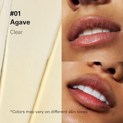 Melixir, Borracha de Lábios Vegana com Agave, 01 Agave, 0,13 oz (3,9 g) 2