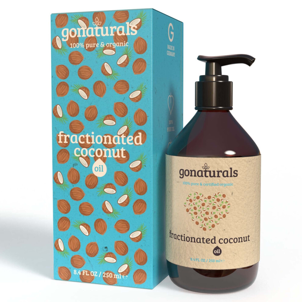 Fractionated Coconut Oil for Skin - Organic Coconut Oil for Skin and Hair: Ideal for Acne & DIY Moisturisers, Pure Coconut Oil for Skin Serving As A