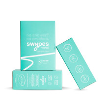 15 Large Body Wipes for Adults No Shower | Large Wet Wipes | Deodorant Wipes for Women | Vitamin-E Infused | No Rinse Shower Wipes for Men & Women |
