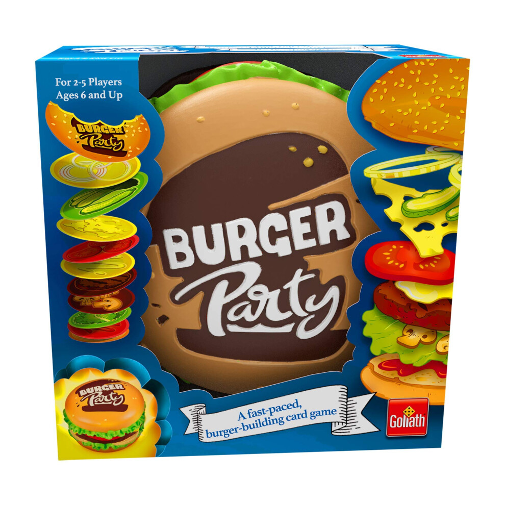 Games Burger Party, Simple and Fast-Paced Fun Family Game for Kids Aged 6+, Multi-Colour