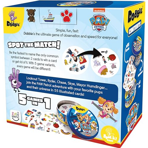 Asmodee Dobble Paw Patrol Card Game 2