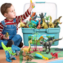 Dinosaur Figure with Play Mat and Take Apart Dinosaur Toys, Kids Toys for 3 2 4 5 6 7 8 Year Old Boys Dinosaur Toys for Boys Toys Age 3-8 Dinosaurs