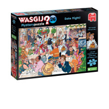 -Wasgij - Mystery 26 Date Night! 1000 Piece Jigsaw Puzzle for Adults - Illustrated by James Alexander - Recycled Board