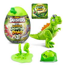 Smashers Mini Jurassic Φωτεινό Αυγό Δεινόσαυρου (T-Rex) από ZURU, Συλλεκτικό Αυγό