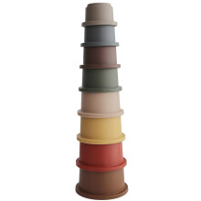 Giocattolo Stacking Cups mushie | Made in Denmark (Retro)