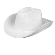 White Cowboy Hat Rodeo Adult One Size Western
