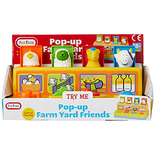 Pop Up Farmyard Friends, yellow 1