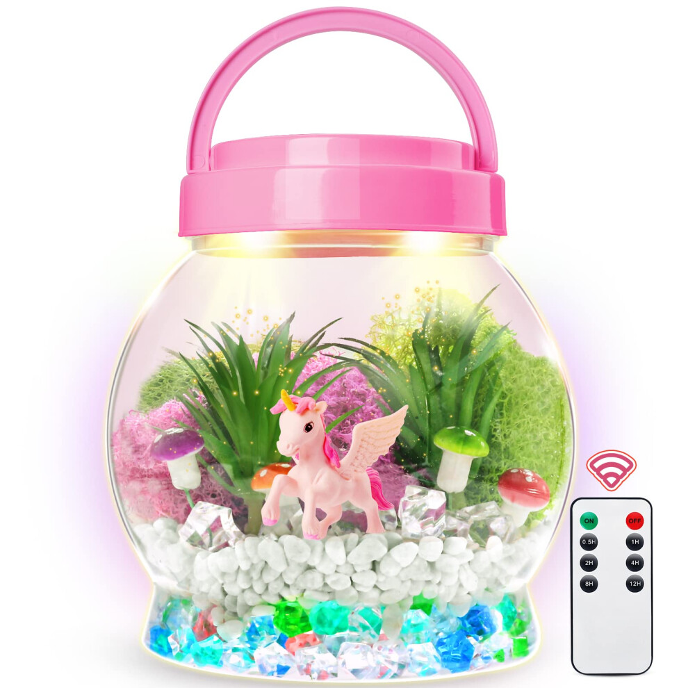 Light-Up Unicorn Gifts for Girls, Make Your Own Unicorn Night Light with Timing Remote Control, Unicorn Toy for 3 4 5 6 7 8+ Year Old Girls