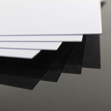 ABS0910 4τμχ 1mm Πάχος 200mm x 250mm Λευκές Πλάκες ABS 9.84'' x 7.87'' x 0.04''