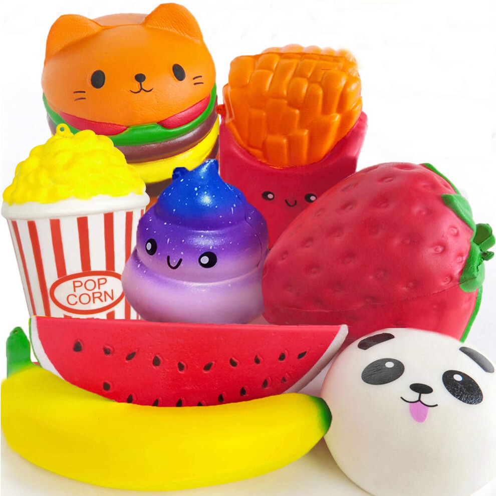 8pcs Squishies Toys Christmas Squishy Toys Squishies Toys for