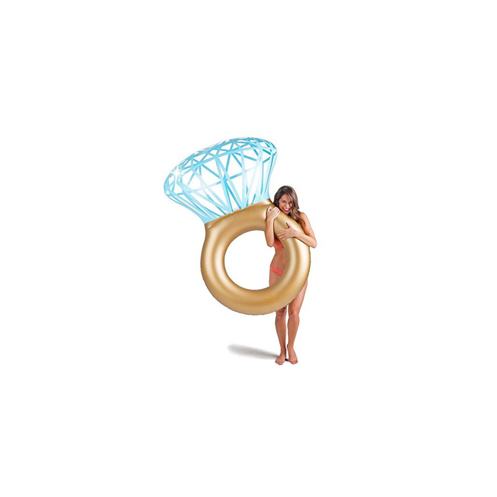 Photos - Pools Accessory Inflatable Pool Float, Pool Party Diamond Swim Ring with Double Rapid Valves, Photograph Props Travel Outdoor Beach Pool Raf