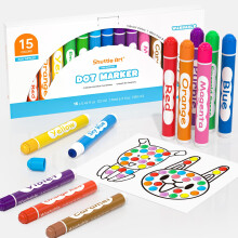 Shuttle Art Dot Markers 15 colori pennarelli lavabili per bambini piccoli Bingo Daubers forniture per bambini in et    prescolare bambini non tossi