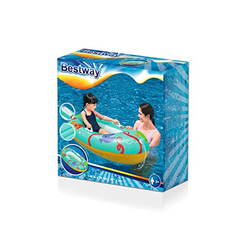 Bestway Bateau Happy Crustacean Junior +3 anni - Lunghezza 119 cm - Altezza 79 cm 2