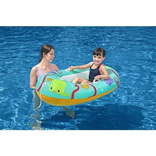 Bestway Bateau Happy Crustacean Junior +3 anni - Lunghezza 119 cm - Altezza 79 cm 1