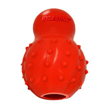 Rubber Cone Dog Chew Toy, Bacon Flavour, Stuff with Treats, Peanut Butter & Food, Large, for dogs up to 23kg