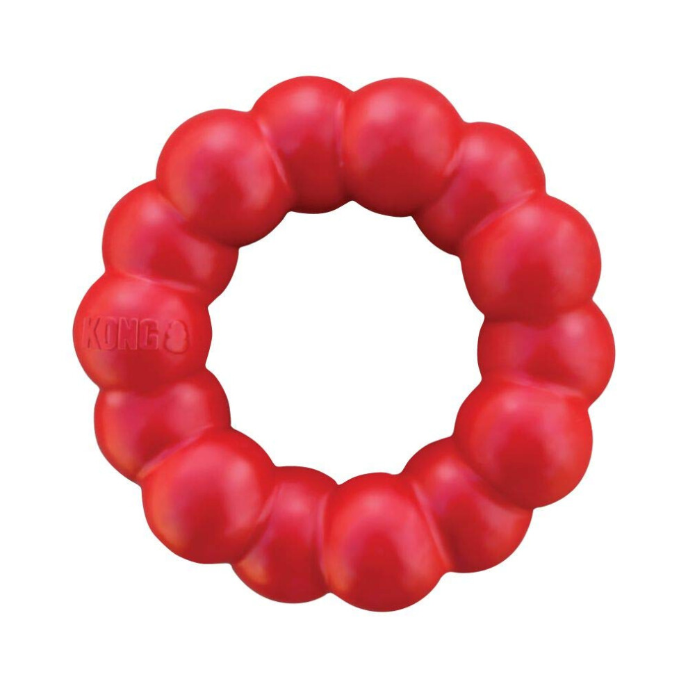 - Ring - Durable Rubber Dog Chew Toy - For Small/Medium Dogs