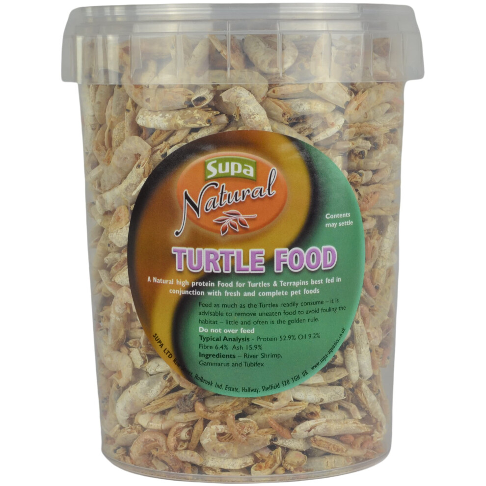 Natural Turtle & Terrapins Food, 1 Litre Bucket | Made Using Premium Quality Natural Ingredients,