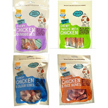 Dog Treats, Good Boy Selection, Chicken Flavour Variety Pack, 4 Different Packs of Treats