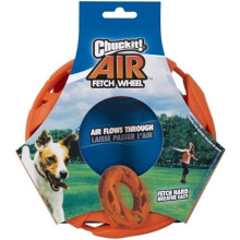 Air Fetch Wheel Dog Toy Floating Durable Frisbee for Dogs, Easy Breathe Flying Disc Improve Playtime Stamina Fetch Toy for Dogs