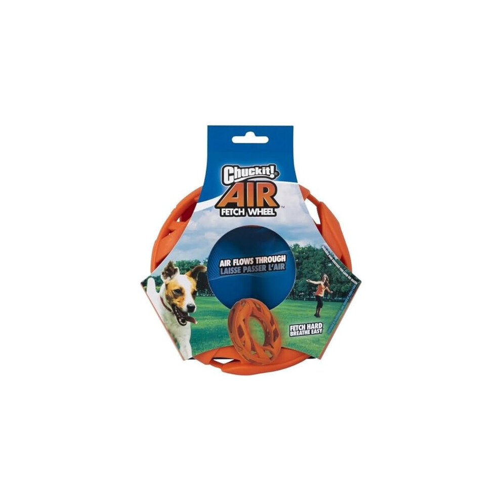 Air Fetch Wheel Dog Toy Floating Durable Frisbee for Dogs, Easy Breathe Flying Disc Improve Playtime Stamina Fetch Toy for Dogs