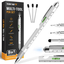 Gifts for Men, Father's Day Gifts, 9 in 1 Multi Tool Pen Gadgets for Men Dad Gifts, Father's Day Gifts from Daughter/Son, Men Gifts for Him, Birthday