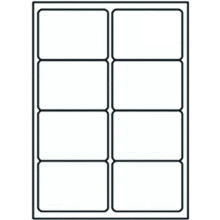 8 Labels per A4 Sheet, 100 Sheets 800 Labels Total, Self Adhesive Address Mailing Printer Labels–Compatible with Inkjet and Laser Printers –