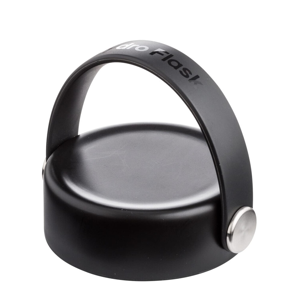 - Flex Cap for Wide Mouth - Leakproof - Honeycomb Insulated Cap with Flex Strap for Easy Carrying - BPA-Free and Toxin-Free - Black