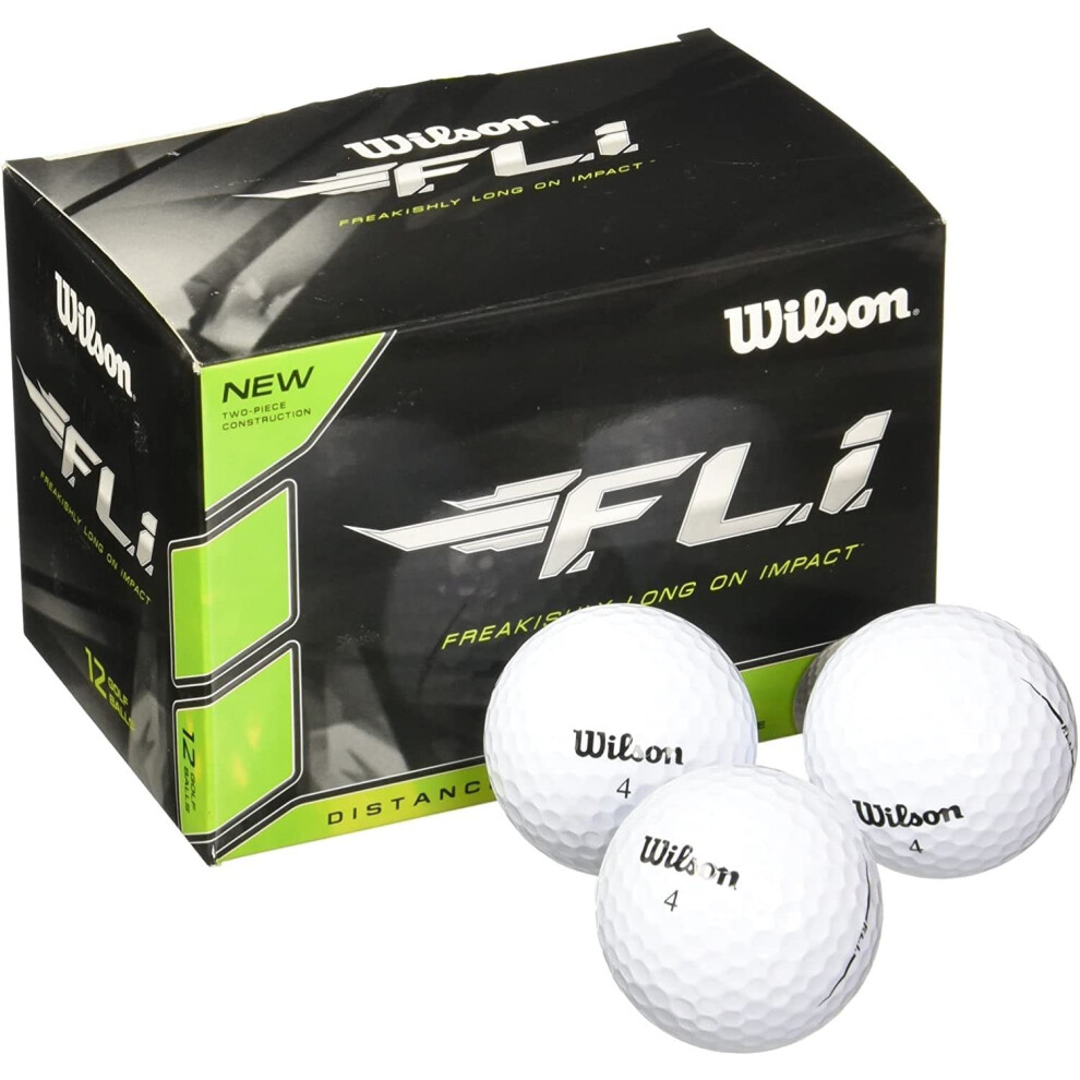 Staff F.L.I. Golf Balls (Pack of 12) White