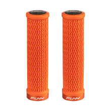 Holeshot Mountain Bike Grips With Single Lock On Clamp, Lightweight And Ergonomic Bike Handle Grips With 22 mm Inner Diameter, Hardened End Bicycle