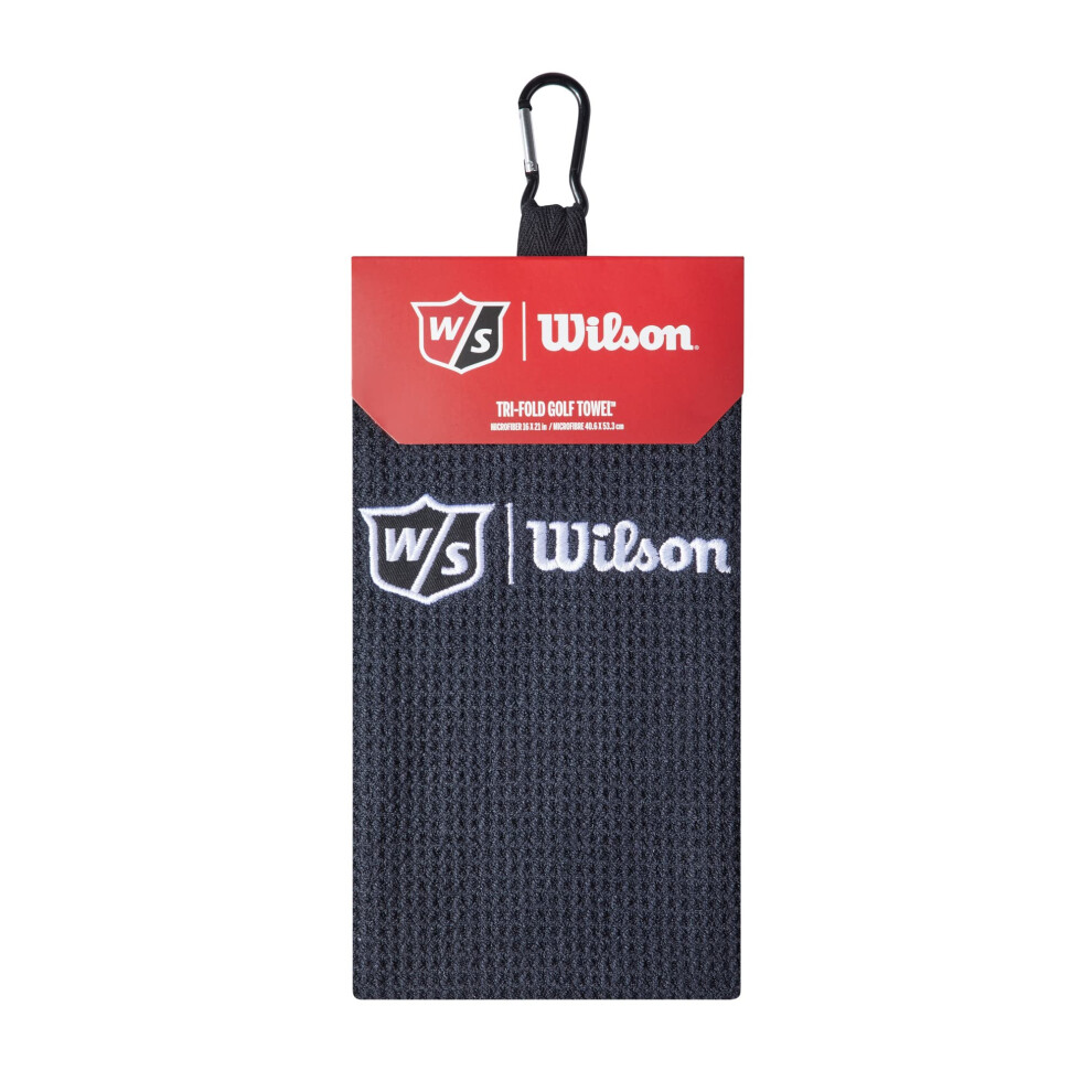 Staff Unisex Golf-Towel, Triple Folded, TRI FOLD, Microfibre, Black, One size fits all, WGA9000102