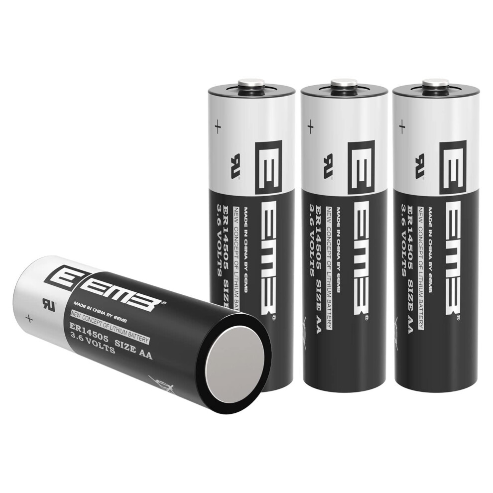 4X EEMB ER14505 AA 3.6V Lithium Battery Li-SOCLâ Non-Rechargeable Batteries LS14500 SB-AA11 TL-5903 SL-360 ER14500 for Water Electricity Meter Gas