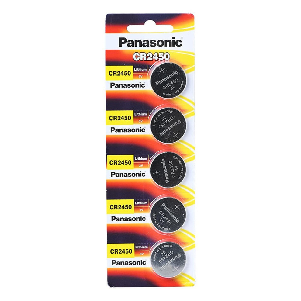 CR2450 3V Lithium Cell Battery (5Pcs per pack)