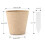 100 Pcs 6cm Fibre Seed Pots Biodegradable Plant Pots Small Seedling Pots with 100Pcs Plastic Plant labels 1x5cm 2