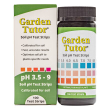 Soil pH Test Kit (3.5-9 Range) | 100 Soil pH Test Strips