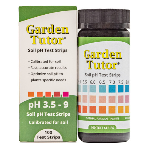 Soil pH Test Kit (3.5-9 Range) | 100 Soil pH Test Strips