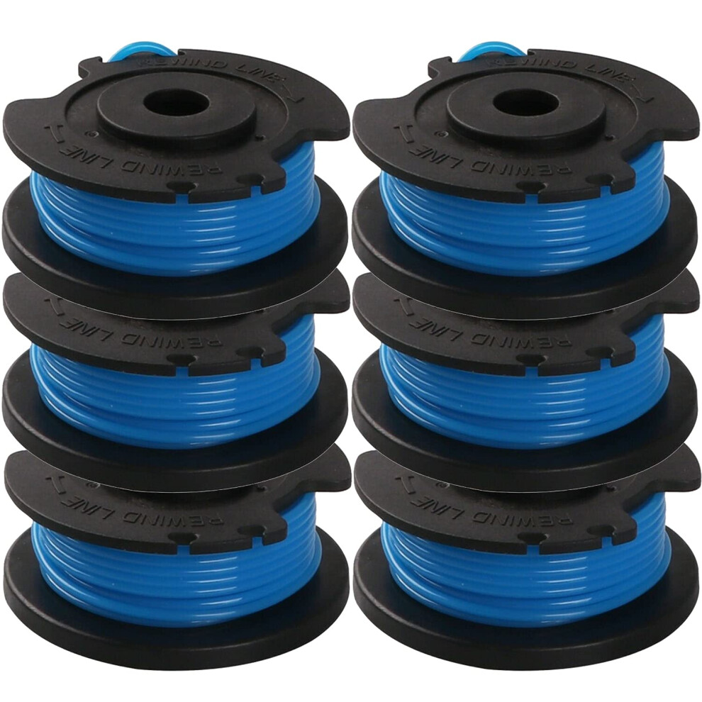 6 Pcs Spool & Line for Karcher LTR 18-30(14443120) Strimmer, Replace 2.444-016.0