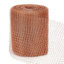 Copper Mesh Slug and Snail Repellent, 5 In X 33 Feet 100% Copper Wire Rodent Mesh Roll for Mouse & Rat Proof, Pest Control, Fill Fabric, DIY