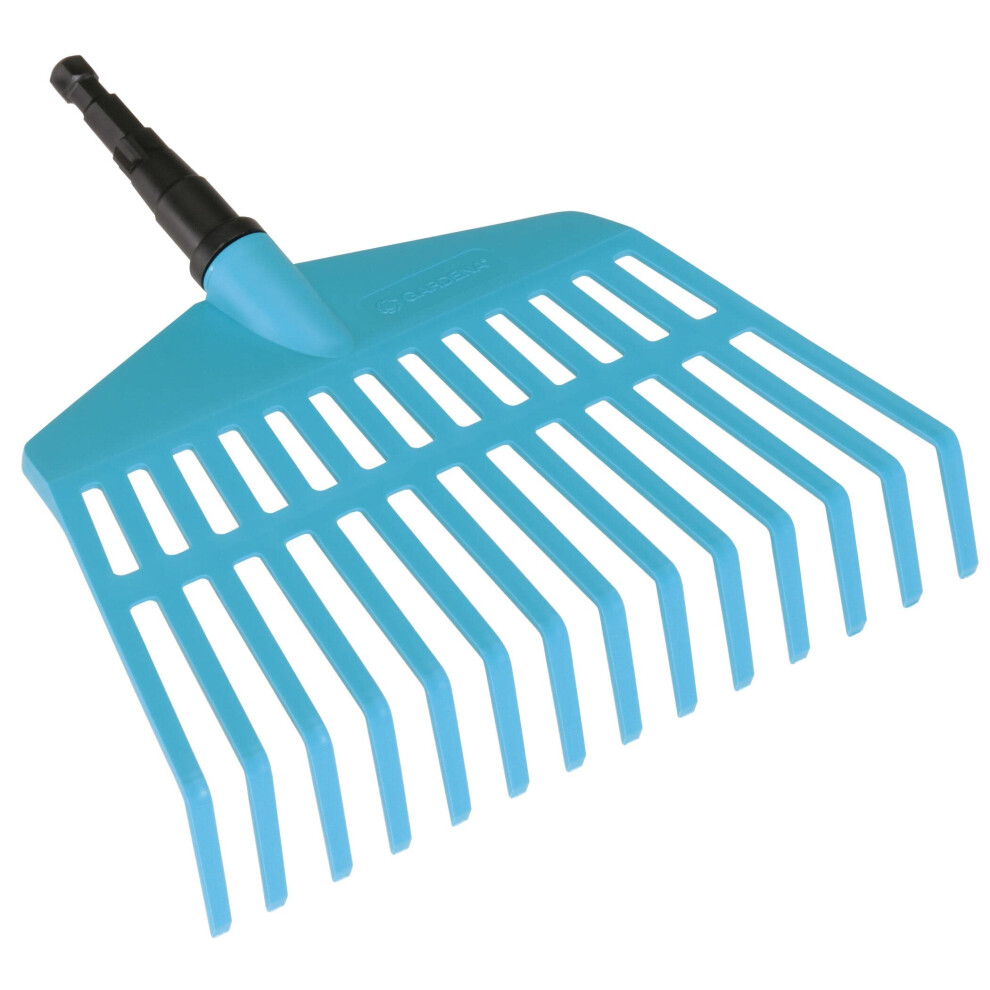 combisystem plastic Broom: The light and handy rake for small garden areas, high-quality plastic prongs, width 27 cm, suitable for all cs-stalks (3105