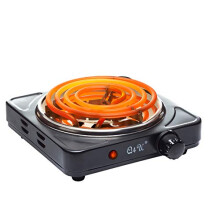 1500W Burner Electric Charcoal Starter Coals Coconut Shells, Black, Slim