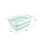Addis 517934 Foldable Rectangular Laundry Basket, White & Aqua Haze, 45 litre 6