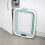 Addis 517934 Foldable Rectangular Laundry Basket, White & Aqua Haze, 45 litre 5