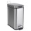 Beldray LA041173SS Rectangular Pedal Bin – Small Rubbish Bin with Soft Closing Lid, Office Bin with 5 Litre Capacity, Stainless Steel Waste Paper Bin, Slim 4