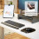 Fellowes Mouse Mat Wrist Support - Crystals Gel Mouse Pad with Non Slip Rubber Base - Ergonomic Mouse Mat for Computer, Laptop, Home Office Use - Compatible 3