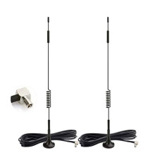 4G LTE Antenna TS9 Aerial 7dBi Magnetic Base External Network Antenna (2-Pack) Compatible with Vodafone EE O2 Three Netgear Huawei MiFi Hotspot Router